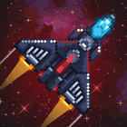 Dodge missiles - pixel space ไอคอน