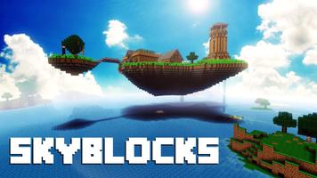 SkyBlock for Minecraft PE Affiche