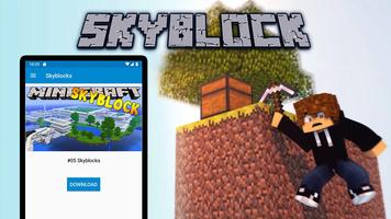 SkyBlock for Minecraft PE syot layar 1