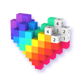 Voxel - 3D Color by Number & Pixel Coloring Book-APK