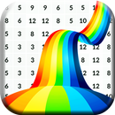 Color By Number Rainbow Pixel Art APK