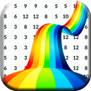 Color By Number Rainbow Pixel Art aplikacja