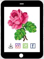 Pixel Color By Numbers: Flowers screenshot 1