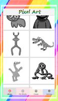 Rainbow Pixel Art  ASMR Screenshot 1