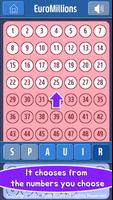 Megaball Europe Pattern Lotto الملصق