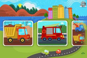 Car Puzzles for Toddlers پوسٹر