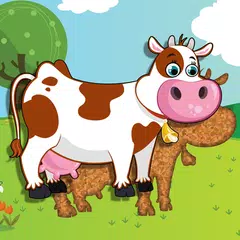 Animal Jigsaw Puzzle Toddlers Icon