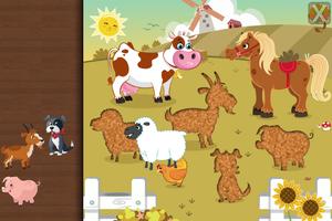 Puzle de animales para niños captura de pantalla 1