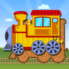 子供の鉄道と交通機関 – 幼児向けパズル アイコン