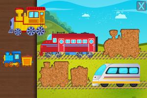 子供の鉄道と交通機関 – 幼児向けパズル スクリーンショット 1