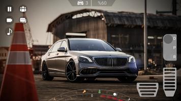 Car Driving Mercedes Maybach الملصق