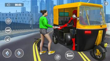 Tuk Tuk Rickshaw Offline Games captura de pantalla 1