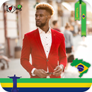 Brazil Flag Football World Cup Photo Frames aplikacja