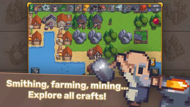 Screenshot 1 for Tap Craft: Mine Survival Sim