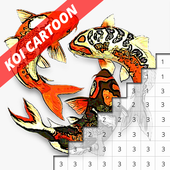 Koi Fish Pixel Coloring By Number For Android Apk Download - koi fish pony roblox