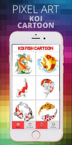 Koi Fish Pixel Coloring By Number For Android Apk Download - koi fish pony roblox