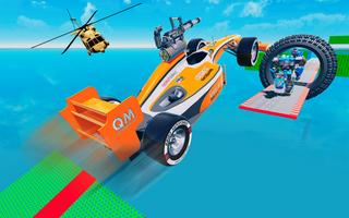 Top Speed Formula Car Stunts Robot Transform Games screenshot 1