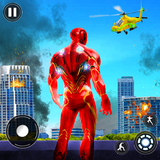 Iron Super Hero Crime War game icône