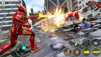 Iron Super Hero Crime War game تصوير الشاشة 1