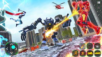 Iron Super Hero Crime War game screenshot 2