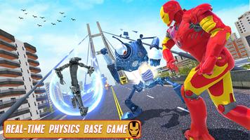 Iron Super Hero Crime War game Ekran Görüntüsü 3