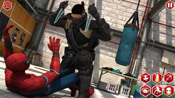 Spider Rope Hero Man Gangster Crime City Battle 截图 2