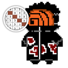 Color By Number Naruto pixel art biểu tượng
