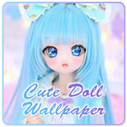 Cute Doll Wallpaper Offline ikon