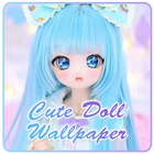 Cute Doll Wallpaper Offline simgesi