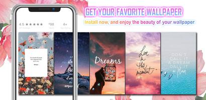 Quotes Wallpaper plakat