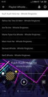 Whistle Ringtones Collection captura de pantalla 3