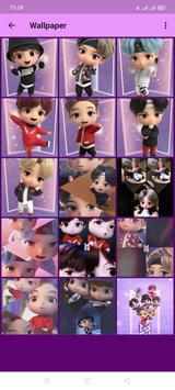 TinyTan BTS Wallpaper Free 截图 3