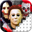 Scary Pixel Art Horror Color By Number