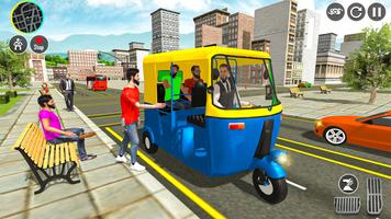 Auto Rickshaw game 3D car game poster