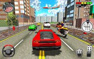 car driving games simulator 3d poster