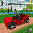 Golf cart games Taxi games 3d icon