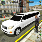 Car driving limousine car game icon