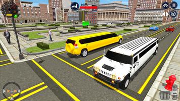 Car driving limousine car game screenshot 2