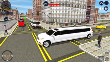 Car driving limousine car game screenshot 3