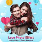 Love Photo Effect Video Maker - Photo Animation icône