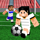 Пиксельный футбол 3D иконка