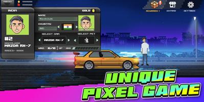 Poster Pixel Car: Reckless Racer