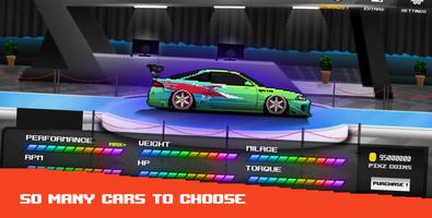 Pixel Car: Reckless Racer اسکرین شاٹ 1