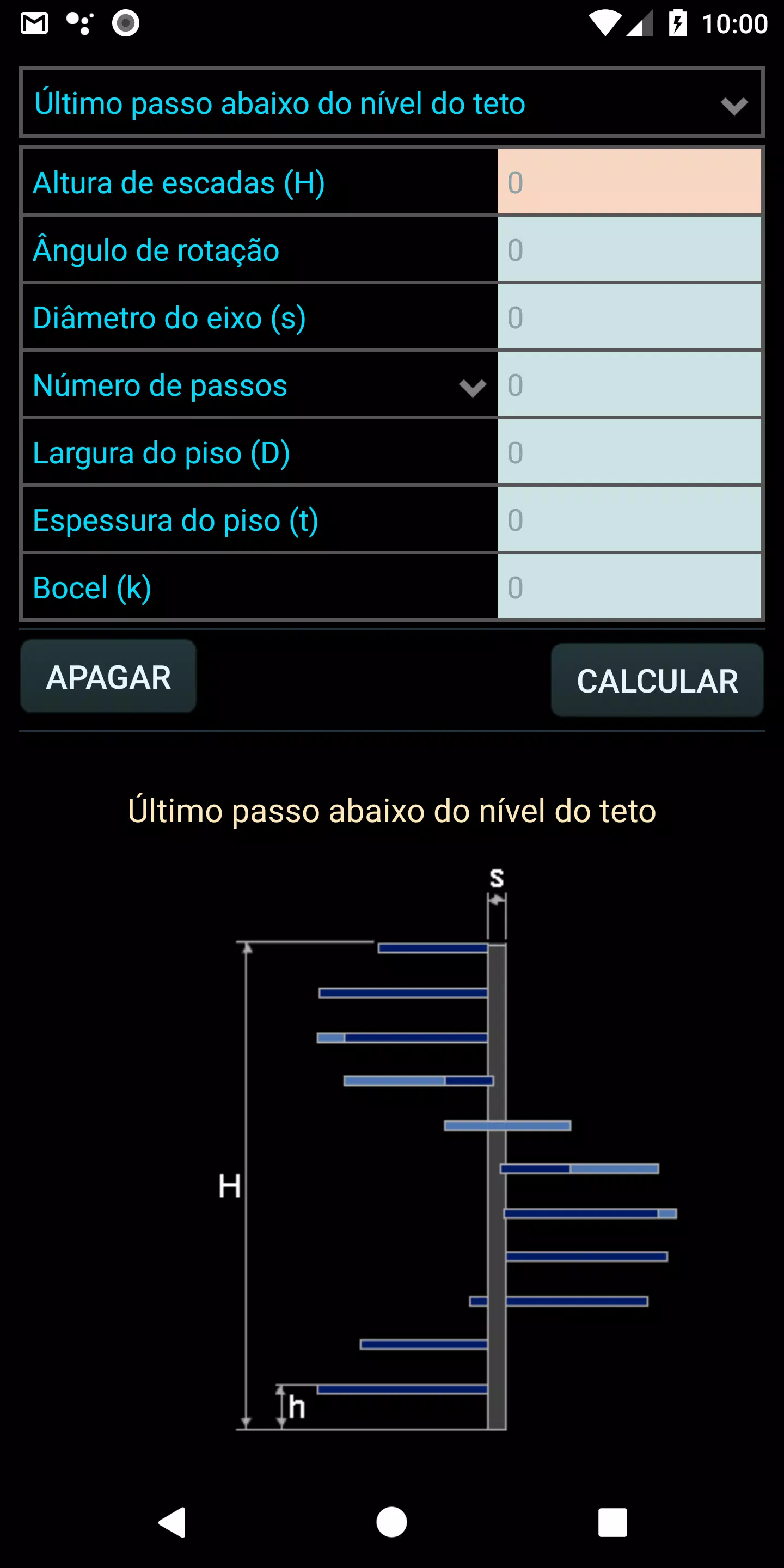 Download do APK de Calculadora de escada clássica para Android
