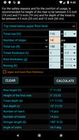 Classic stair calculator تصوير الشاشة 1