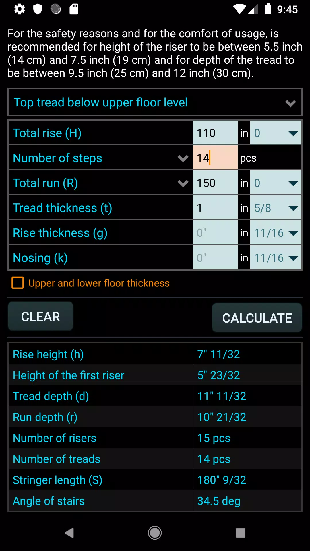 Classic stair calculator APK for Android Download