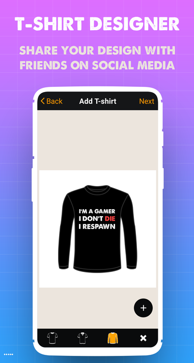 T-shirt design - Clothes Maker screenshot 4