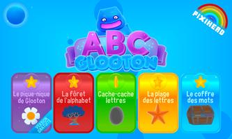 ABC Glooton Jeu enfant gratuit Affiche