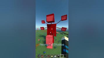 TV man and women skibidi mcpe الملصق
