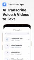 Transcribe : Ai speech to text poster